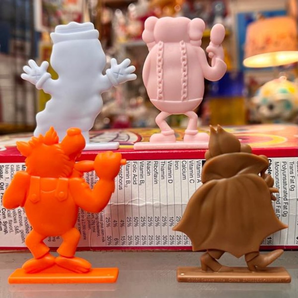 KAWS Monsters Figurines Set of 4 General Mills Limited Edition 2022 - Picture 3 of 13